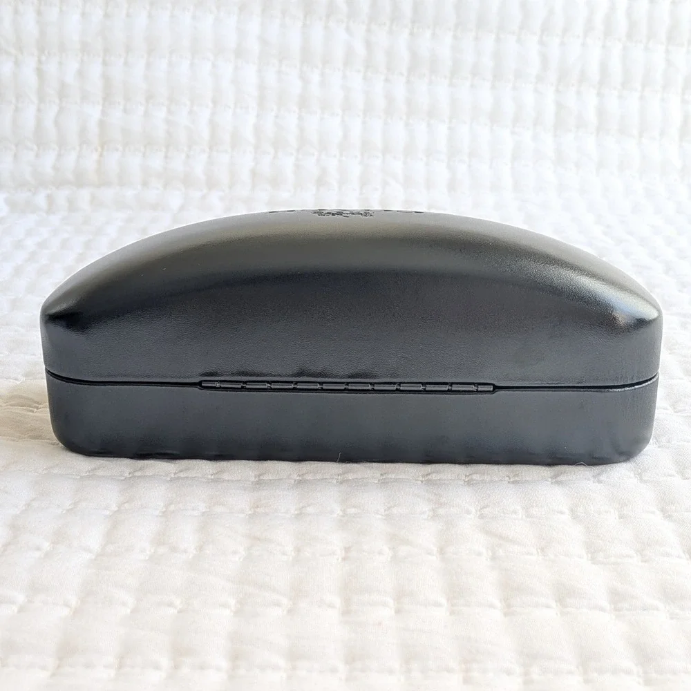 NWT Coach Square Frame Polarized Sunglasses HC8271U L1101‎ w Original Case Black